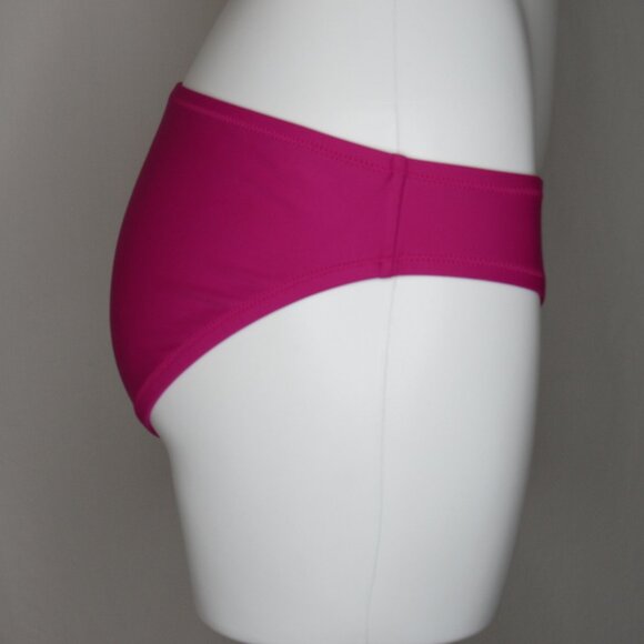 J. Crew Pink Mid Rise Lined Bikini Bottom Women's S Small - Picture 5 of 10